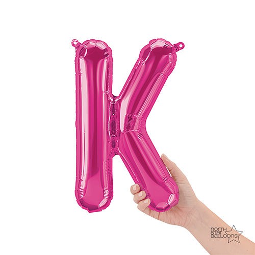 16 inch LETTER K - NORTHSTAR - MAGENTA (AIR-FILL ONLY)