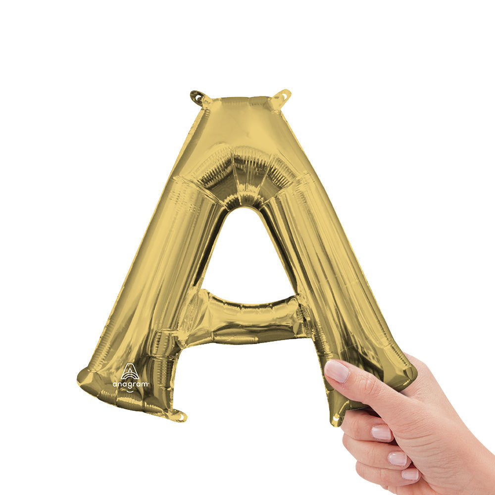 16 inch LETTER A - ANAGRAM - WHITE GOLD (AIR-FILL ONLY)