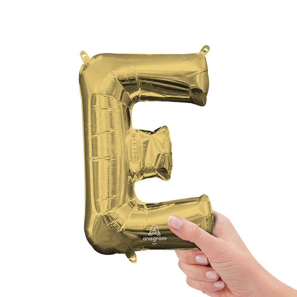 16 inch LETTER E - ANAGRAM - WHITE GOLD (AIR-FILL ONLY)