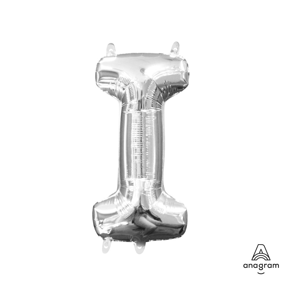 16 inch LETTER I - ANAGRAM - SILVER (AIR-FILL ONLY)