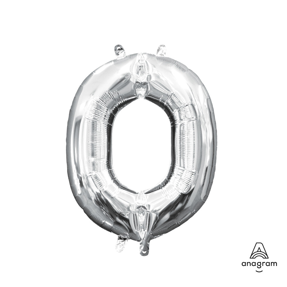 16 inch LETTER O - ANAGRAM - SILVER (AIR-FILL ONLY)