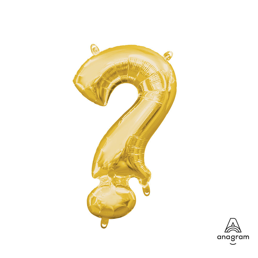 16 inch SYMBOL ? - ANAGRAM - GOLD (AIR-FILL ONLY)