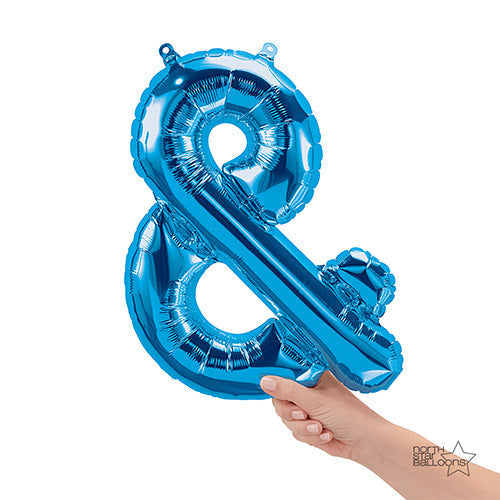 16 inch AMPERSAND - BLUE (AIR-FILL ONLY)