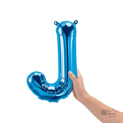 16 inch LETTER J - NORTHSTAR - BLUE (AIR-FILL ONLY)