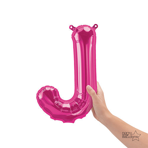 16 inch LETTER J - NORTHSTAR - MAGENTA (AIR-FILL ONLY)