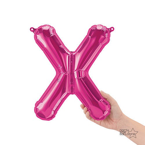 16 inch LETTER X - NORTHSTAR - MAGENTA (AIR-FILL ONLY)